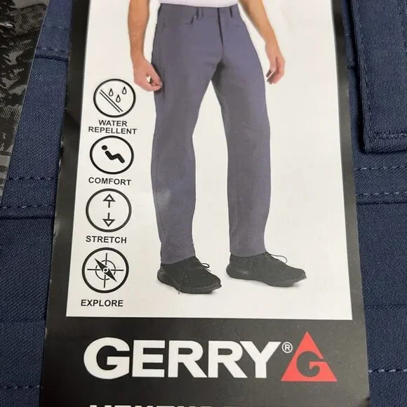 GERRY Pants Men’s Venture 32 X 32 Blue Relaxed Fit Comfort Stretch Pockets NWT - Picture 3 of 15